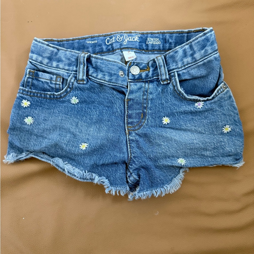 Cat & Jack Blue Denim Toddler Shorts - 5T